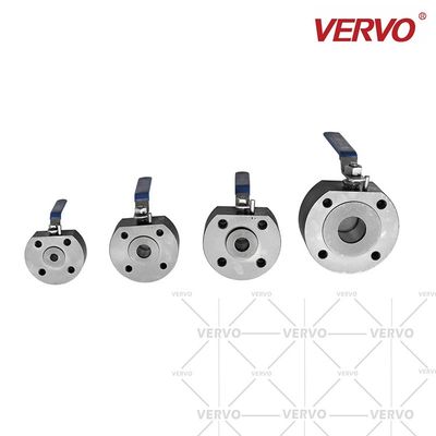 Dn50 Wafer Type Ball Valve Forged Steel LF2 2 Inch 150 Lb Lever API 6D Full Bore Metal Seated Floating Ball Valve